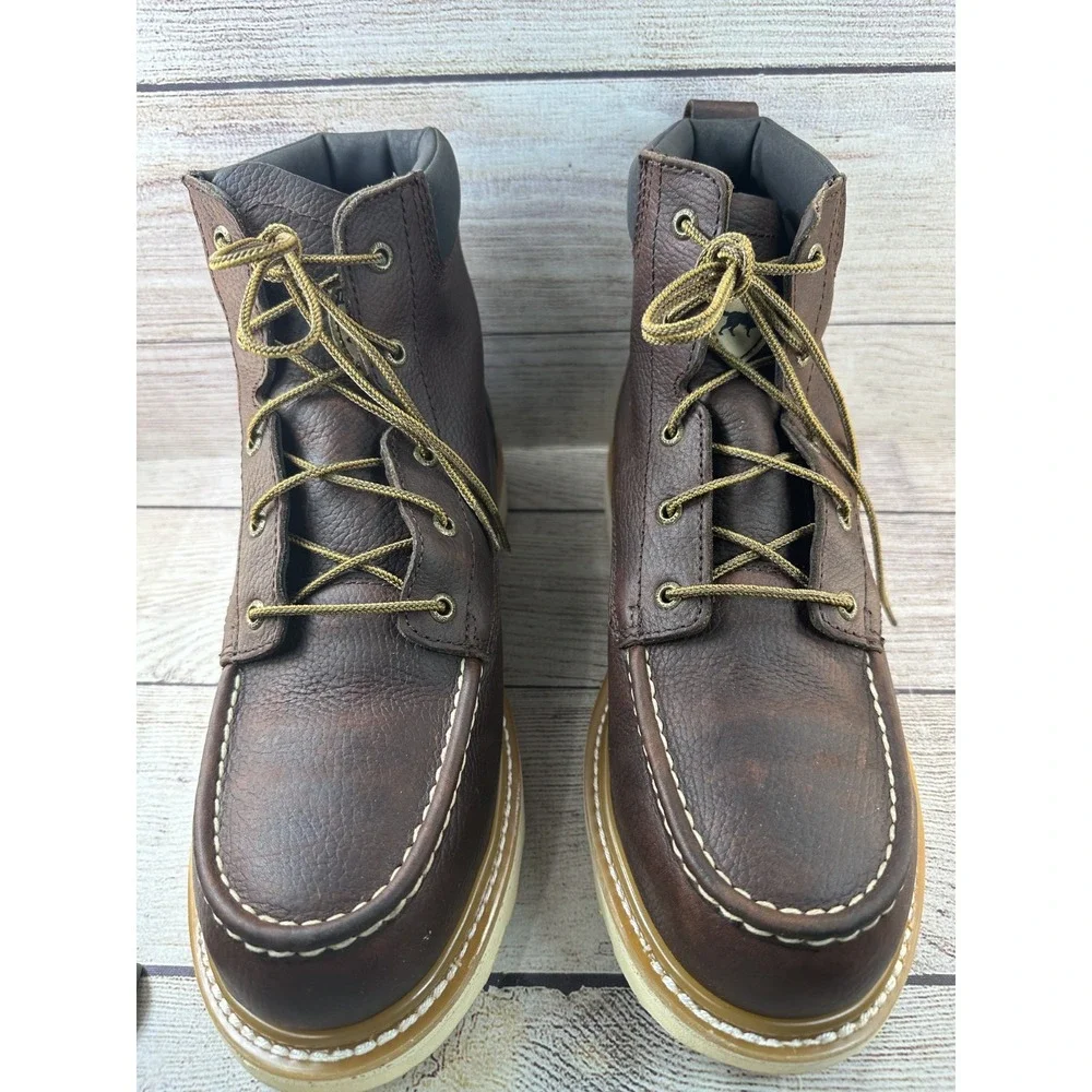 Irish Setter Ashby Men's 6-inch Leather Safety Toe Lace Up Boots Size 11 D NWB